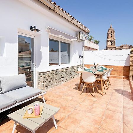 Homey Apt- Atico Con Vistas A La Catedral Málaga Exteriör bild
